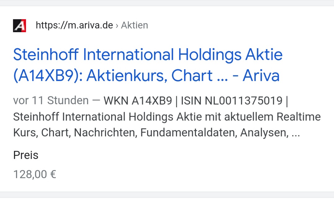 Steinhoff International Holdings N.V. 1243510