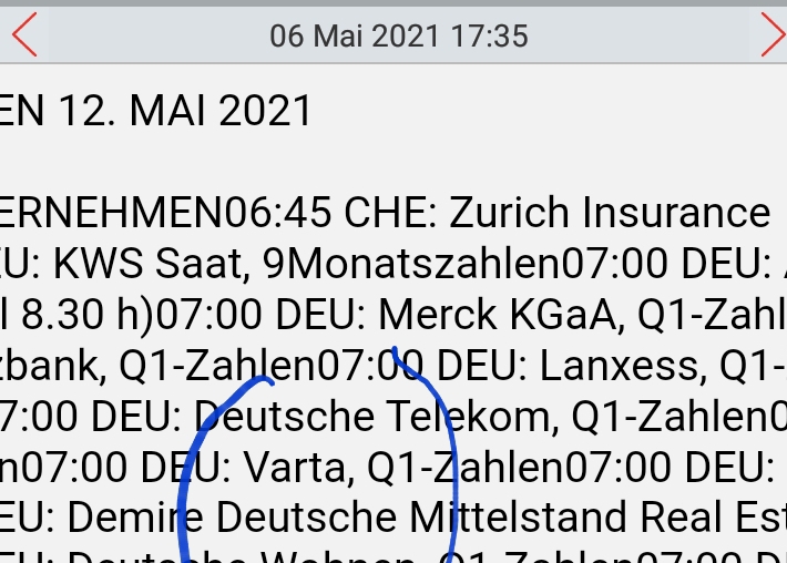 Varta (WKN: A0TGJ5) wieder geladen 1251139