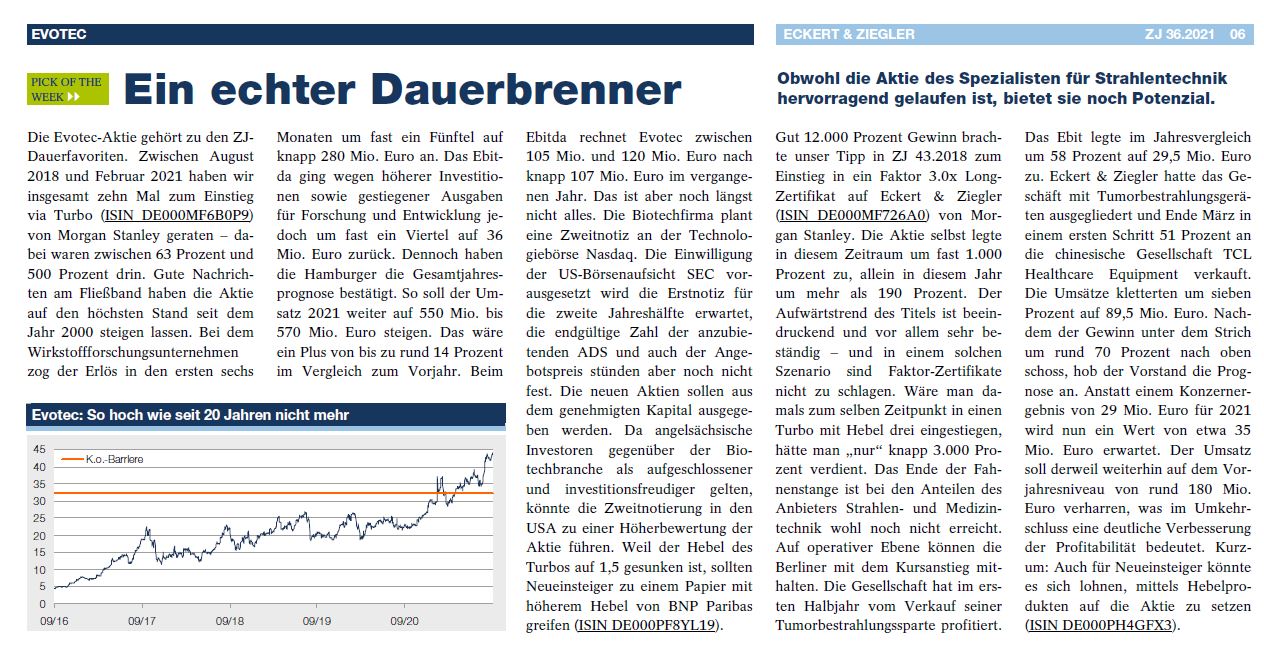 Evotec - es kann los gehen! - Teil2 1274511