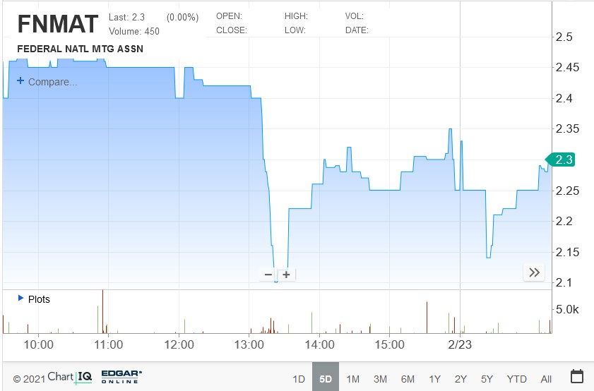 Fannie Mae - Chance auf Verdreifachung bis Juli 1301222