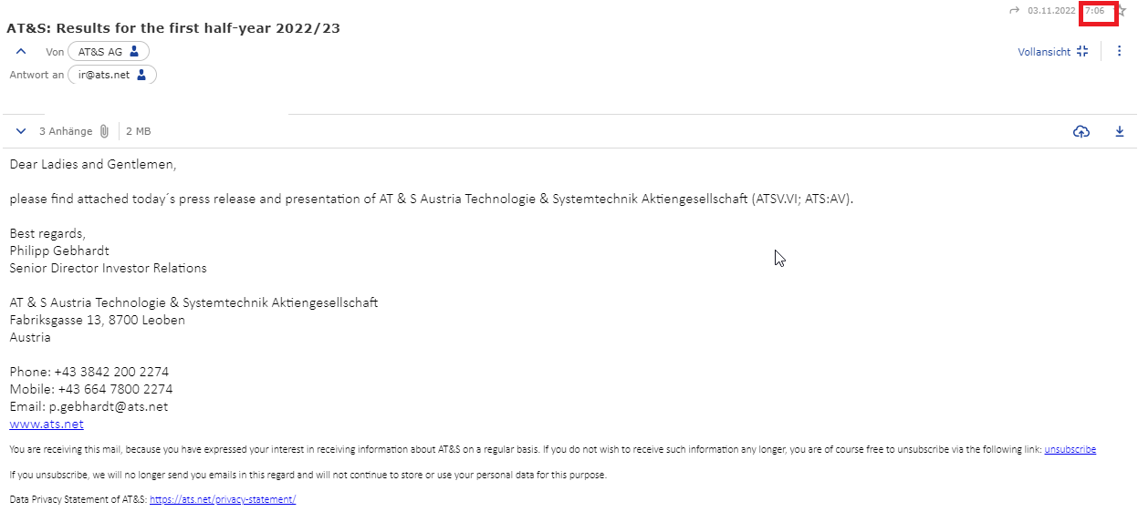 AT&S - Wachstumsweg zu 80 Euro 1395267