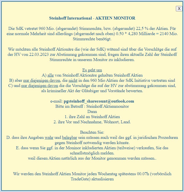 Steinhoff Informationsforum 1364214