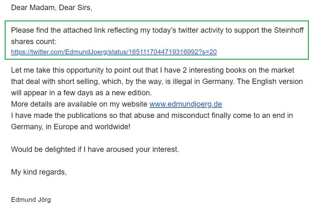 Steinhoff Informationsforum 1369540