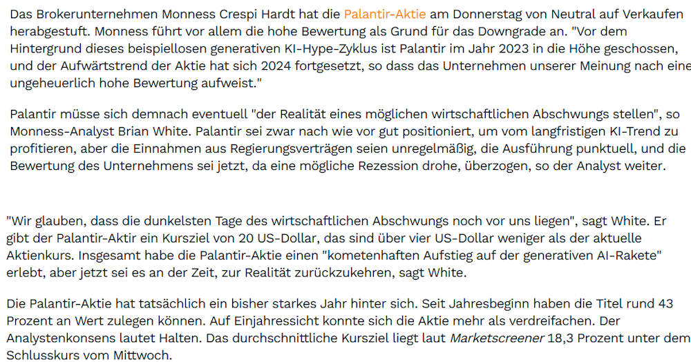 Palantir mit Börsengang 1422300