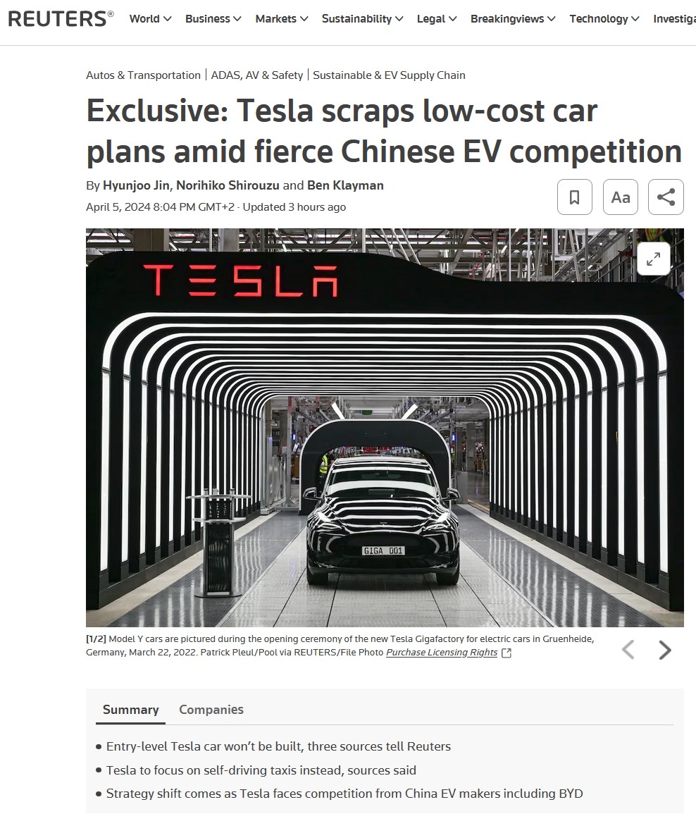 Tesla Model S 22-Jun-2012 die CHANCE 1423579