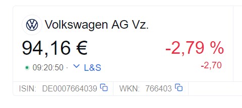 Volkswagen Vorzüge 1441451