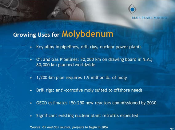 Thompson Creek Metals Faktenübersicht 81492