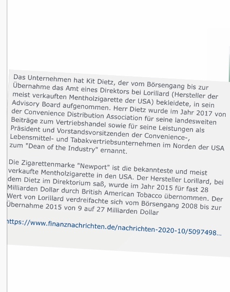 TAAT - Revolution am Tabakmarkt oder heiße Luft? 1209558