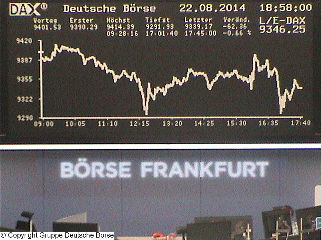 2.384.DAX Tipp-Spiel, Montag, 25.08.2014,17.45 H 750826
