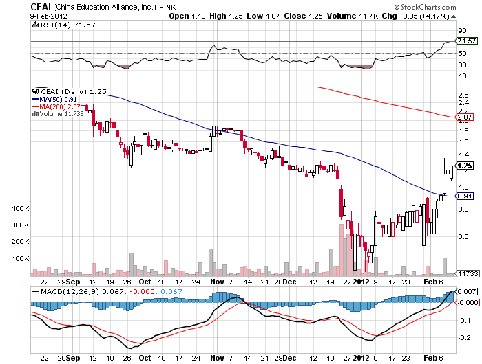 China Education Alliance, Inc. im Rebound ? 484211