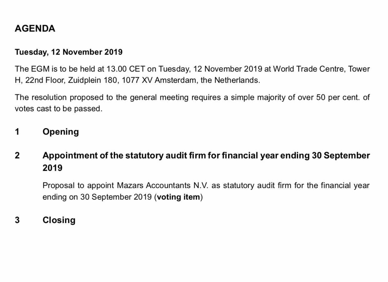 Steinhoff International Holdings N.V. 1136674