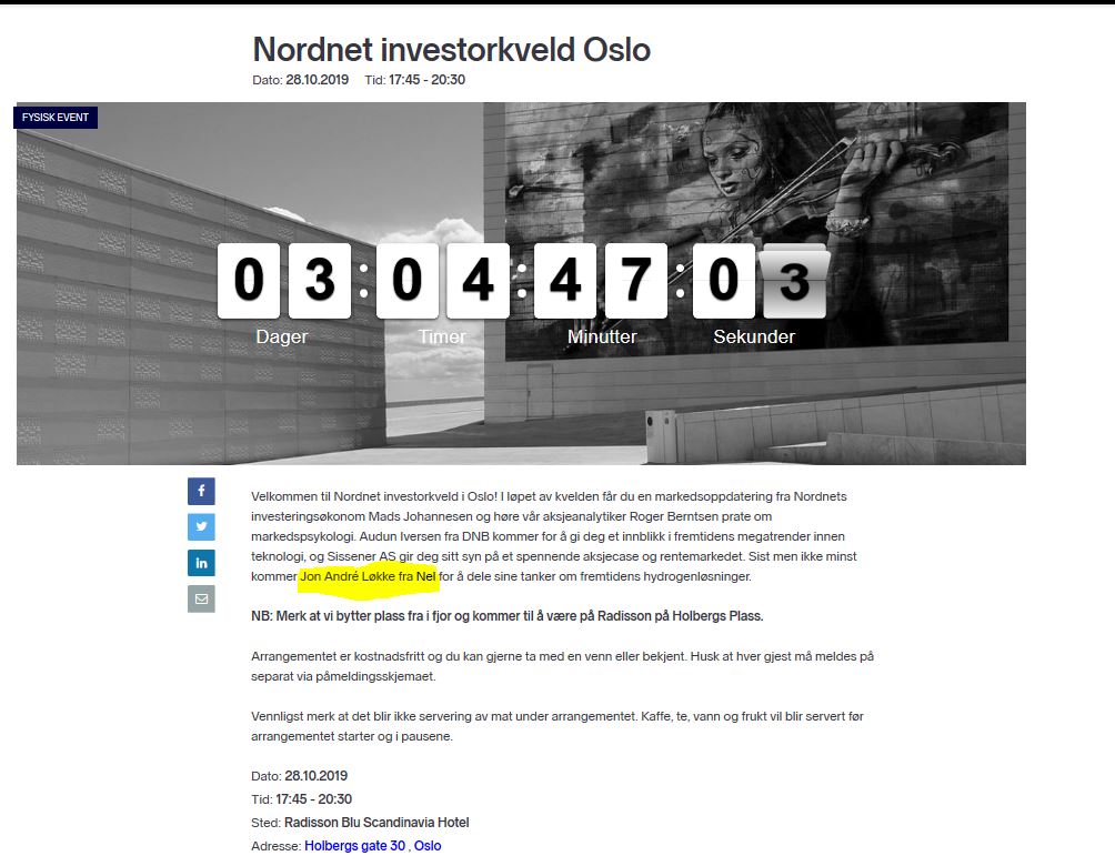 NEL, der Wasserstoffplayer aus Norwegen 1140851