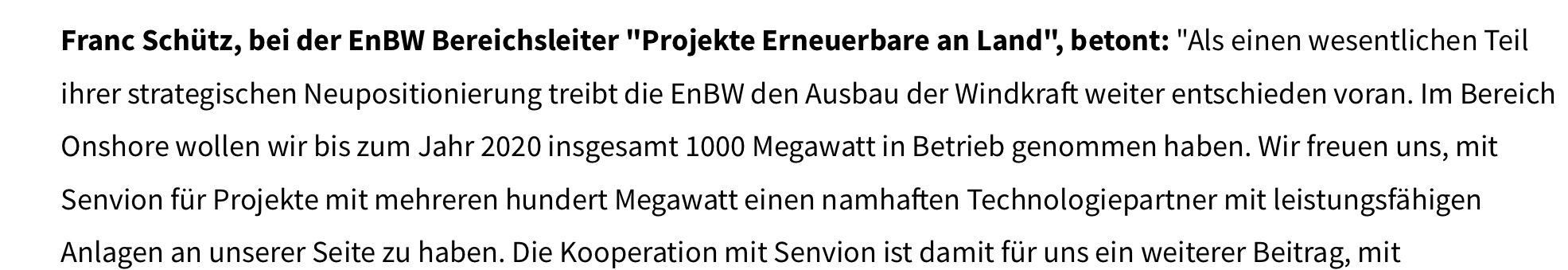 Senvion S.A. (WKN: A2AFKW) 1107366