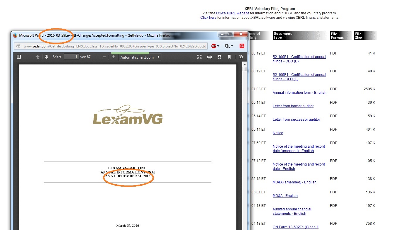 SP500 Finale MCEWEN MINING 904400