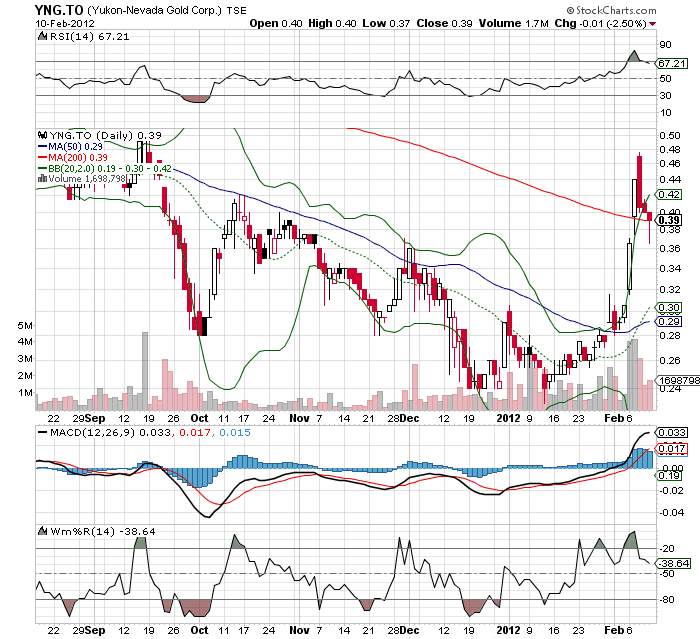 Yukon Nevada Goldmines: bald positive News? 484708