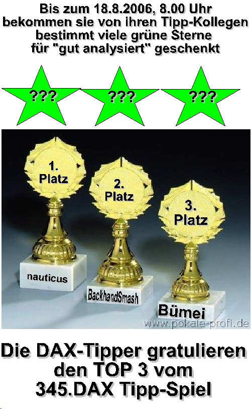 345.DAX Tipp-Spiel, Donnerstag, 17.08.06 52150