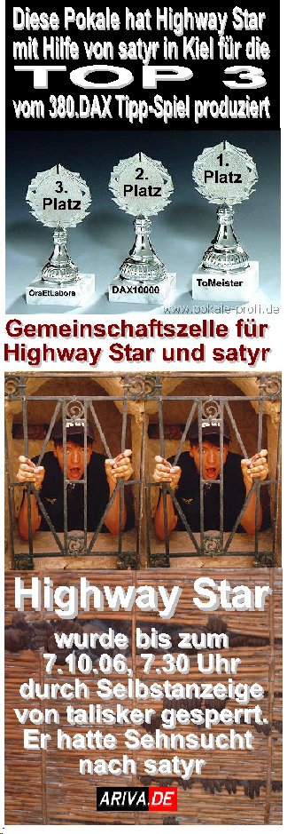 381.DAX Tipp-Spiel, Freitag, 06.10.06 60599