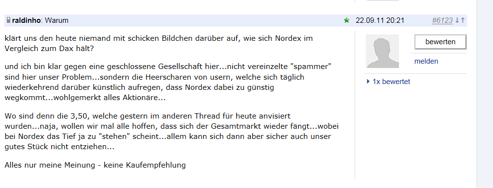 Norde Pro und Kontra 501132