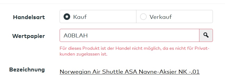 Norwegian Air Shuttle ASA 1217376