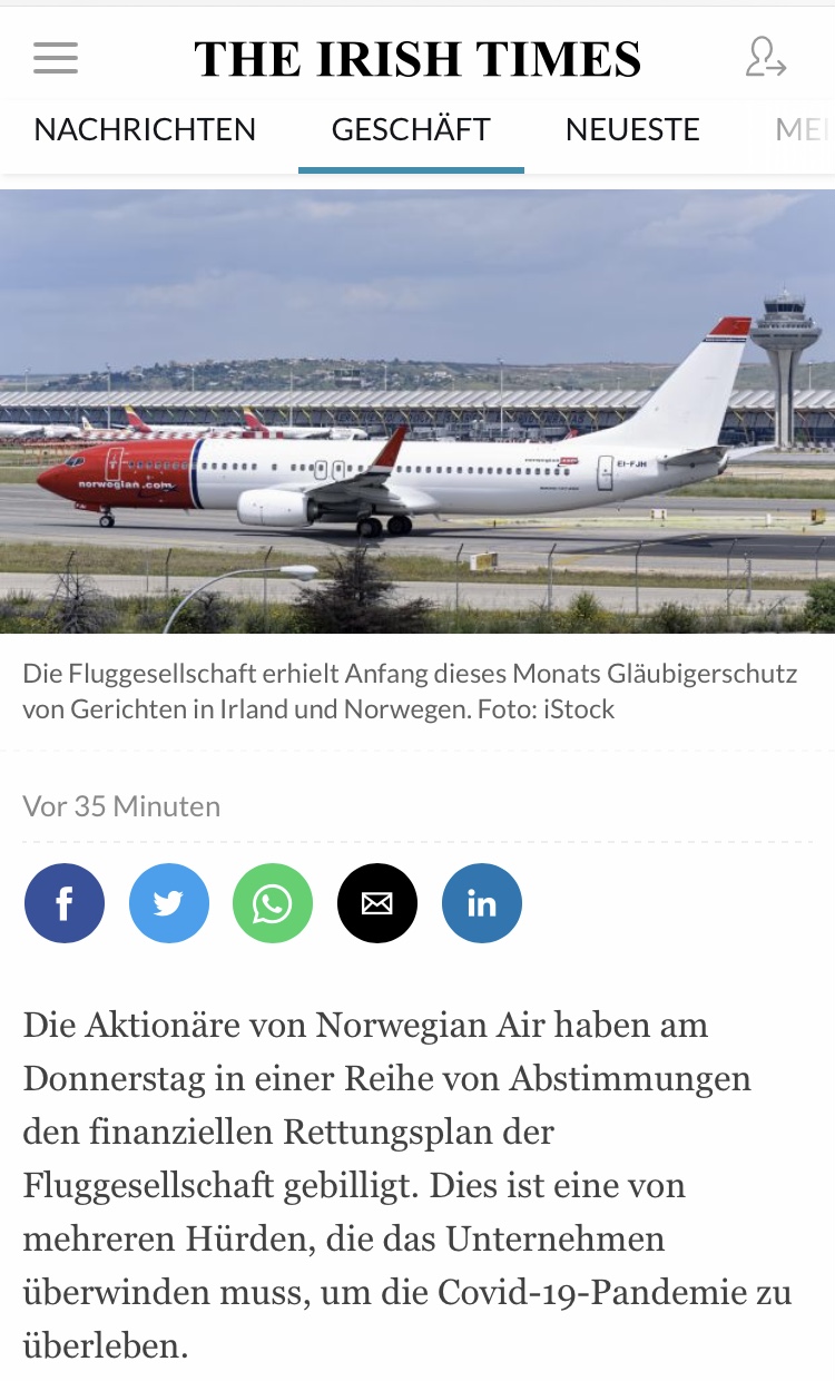Norwegian Air Shuttle ASA 1220542