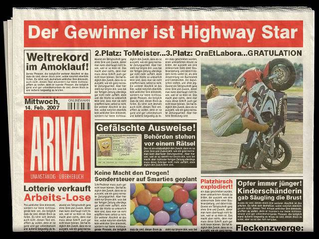 472.DAX Tipp-Spiel, Donnerstag, 15.02.07 82577