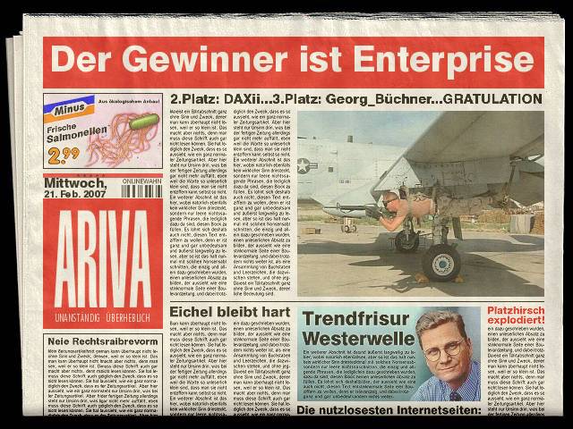 476.DAX Tipp-Spiel, Mittwoch, 21.02.07 83817