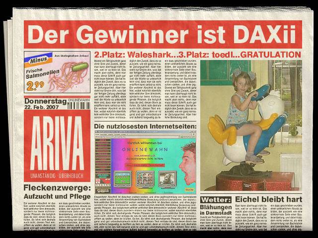 477.DAX Tipp-Spiel, Donnerstag, 22.02.07 84108