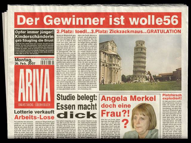 479.DAX Tipp-Spiel, Montag, 26.02.07 84712