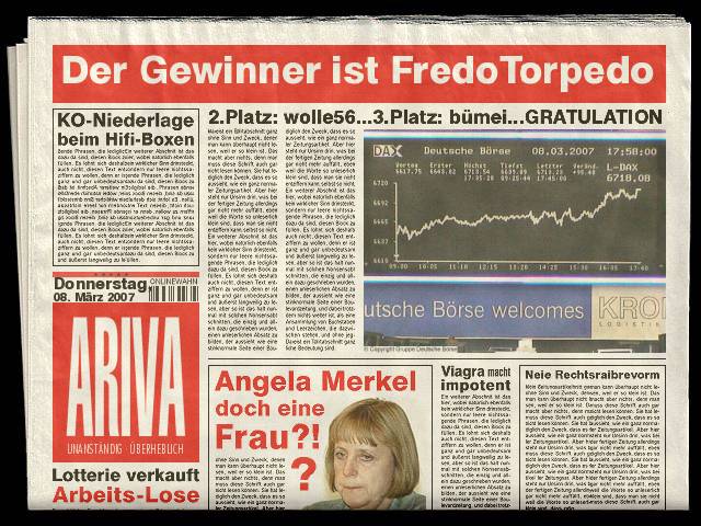 488.DAX Tipp-Spiel, Freitag, 09.03.07 86620