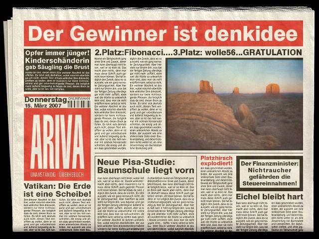 492.DAX Tipp-Spiel, Donnerstag, 15.03.07 87692