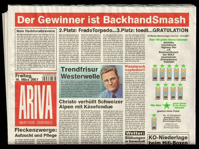 494.DAX Tipp-Spiel, Montag, 19.03.07 88170