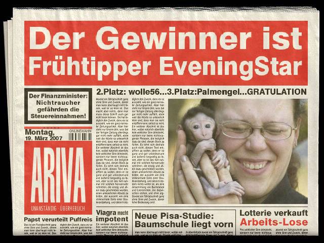 495.DAX Tipp-Spiel, Dienstag, 20.03.07 88411