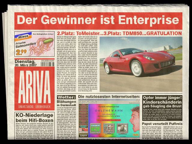 496.DAX Tipp-Spiel, Mittwoch, 21.03.07 88618