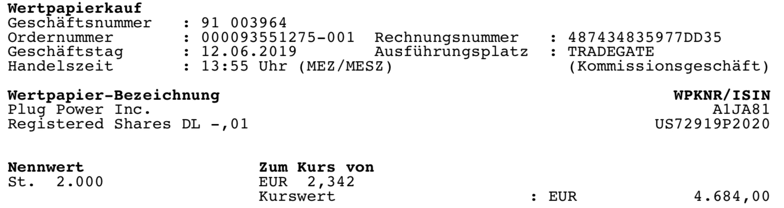 Plug Power - Brennstoffzellen 1211922