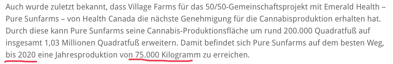 Village-Farms-Studie - KGV unter 3 realistisch? 1103772