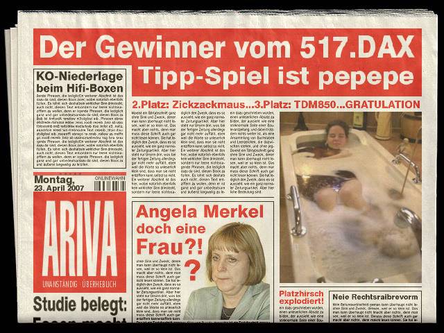 518.DAX Tipp-Spiel, Dienstag, 24.04.07 94262