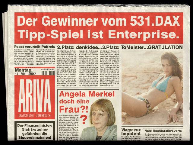 532.DAX Tipp-Spiel, Dienstag, 15.05.07 98045