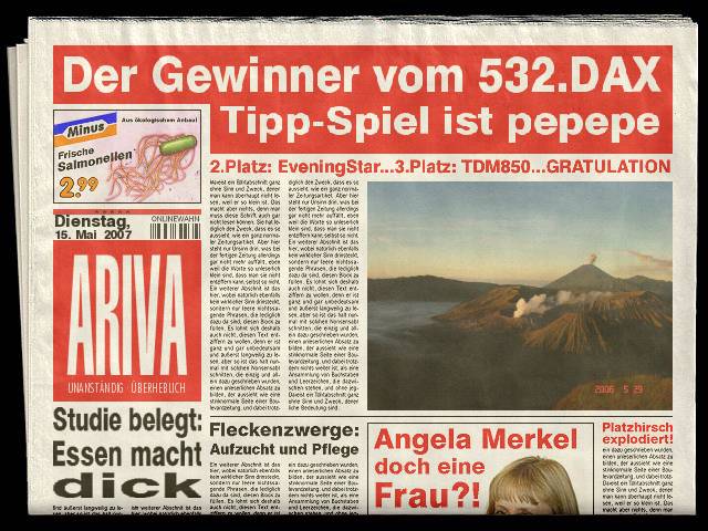 532.DAX Tipp-Spiel, Dienstag, 15.05.07 98185