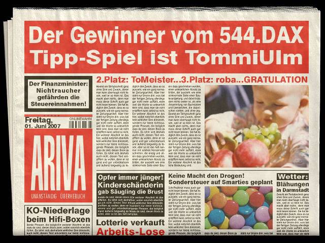 544.DAX Tipp-Spiel, Freitag, 01.06.07 101241