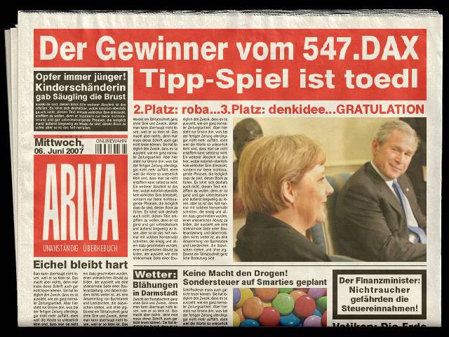 547.DAX Tipp-Spiel, Mittwoch, 07.06.07 101863