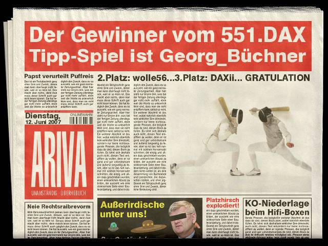 551.DAX Tipp-Spiel, Dienstag, 12.06.07 102991