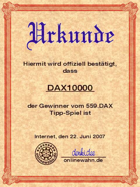 559.DAX Tipp-Spiel, Freitag, 22.06.07 104952