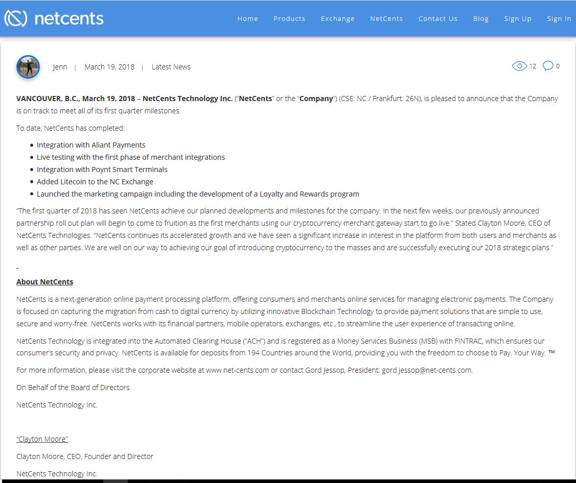 Netcents Technology Thread moderiert A2AFTK 1046009