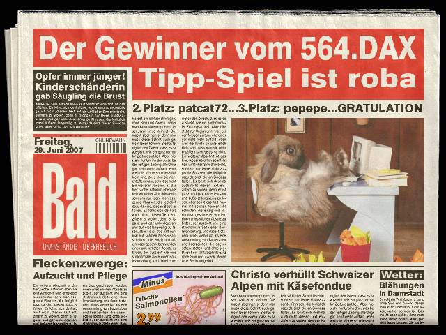 564.DAX Tipp-Spiel, Freitag, 29.06.07 106276