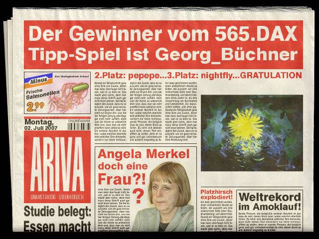 566.DAX Tipp-Spiel, Dienstag, 03.07.07 106717