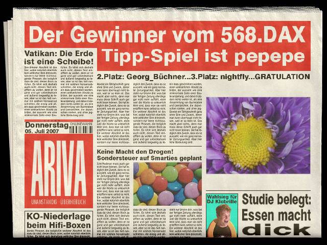 569.DAX Tipp-Spiel, Freitag, 06.07.07 107433