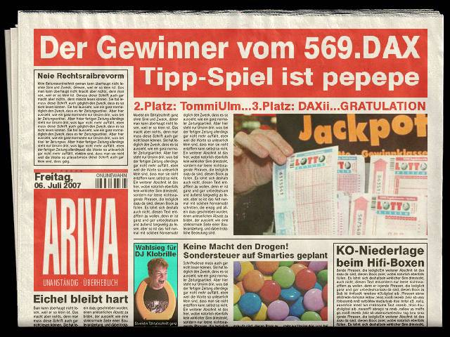 569.DAX Tipp-Spiel, Freitag, 06.07.07 107554