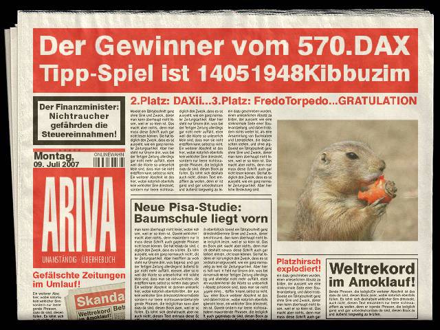 571.DAX Tipp-Spiel, Dienstag, 10.07.07 108005