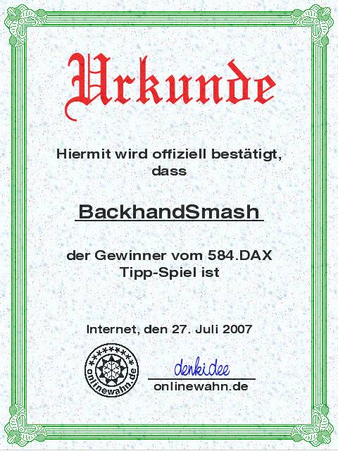 583.DAX Tipp-Spiel, Donnerstag, 26.07.07 111254