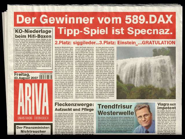 590.DAX Tipp-Spiel, Montag, 06.08.07 112939